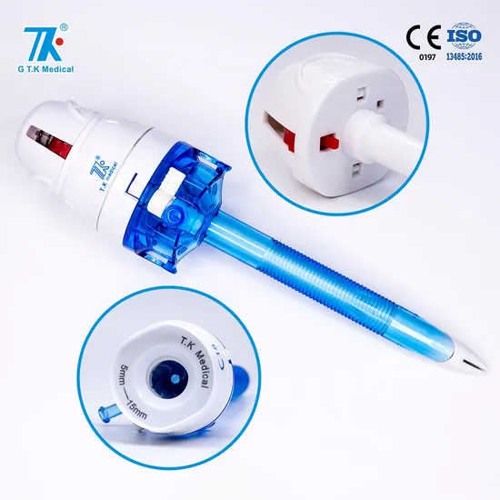 510K Cleared Disposable Sterile Trocars 3mm and 5mm Trocars for Pediatric Surgery
